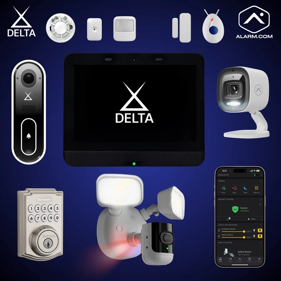 Delta smart home security system
