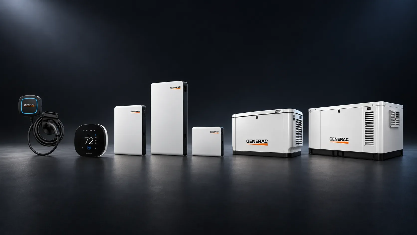 Generac Guardian standby generators and PWRcell lineup