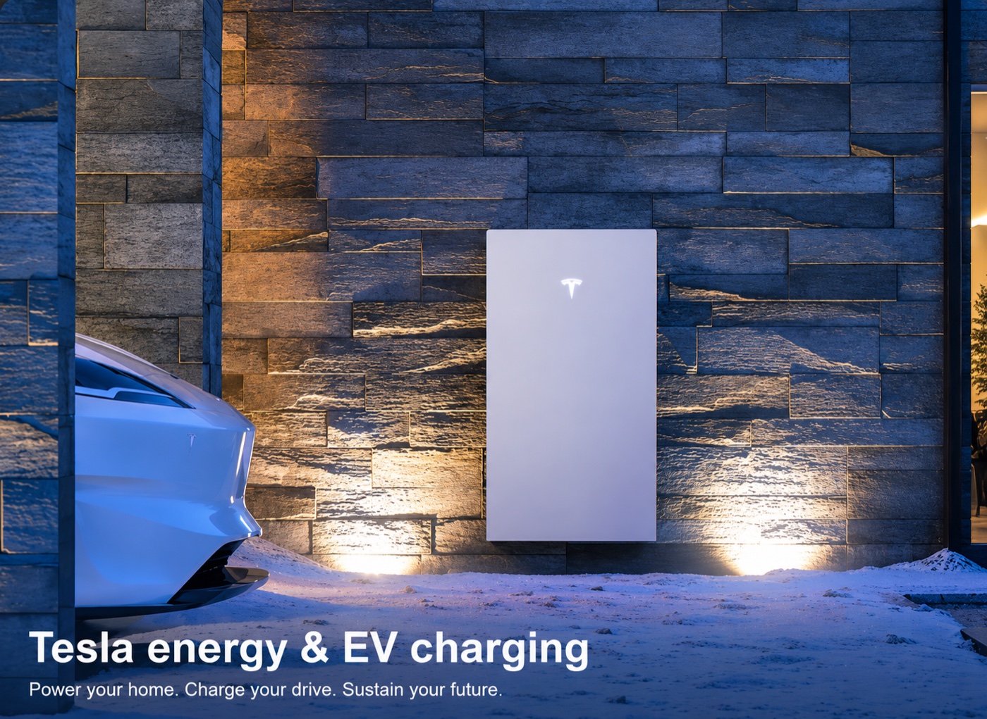 Tesla Powerwall energy and EV charging
